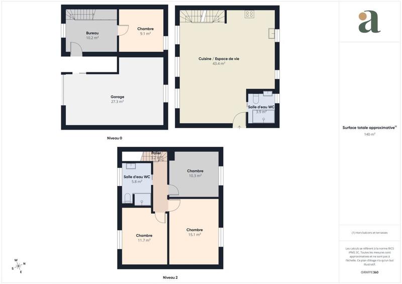 Maison ancienne - 107 m² - 7 pièces