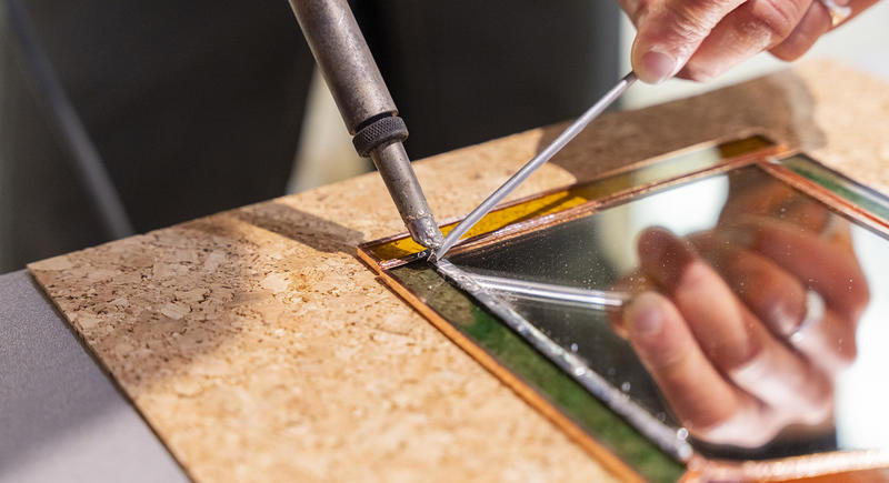 Initiation à l'art du Vitrail "Tiffany" avec Mélanie Cornu