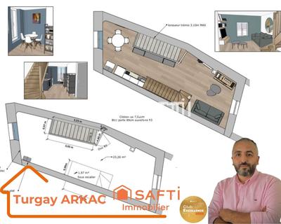 Local commercial - 120 m² - 5 pièces