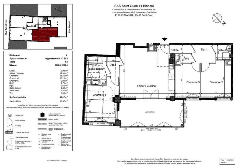 Loft - 84 m² - 4 pièces