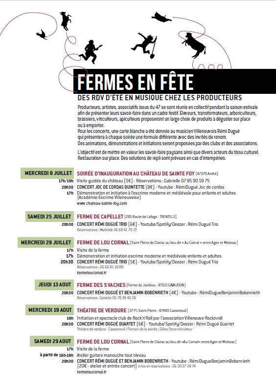 Fermes en Fête - Soirée d'inauguration au château Sainte Foy