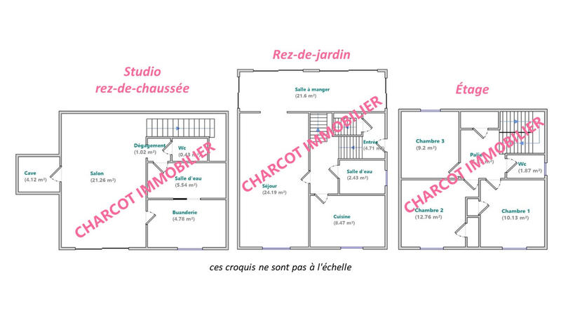 Maison - 134 m² - 7 pièces