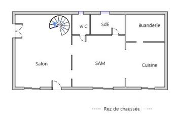 Maison - 85 m² - 3 pièces