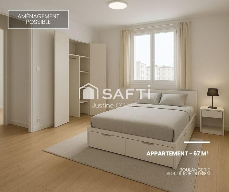 Appartement - 67 m² - 3 pièces