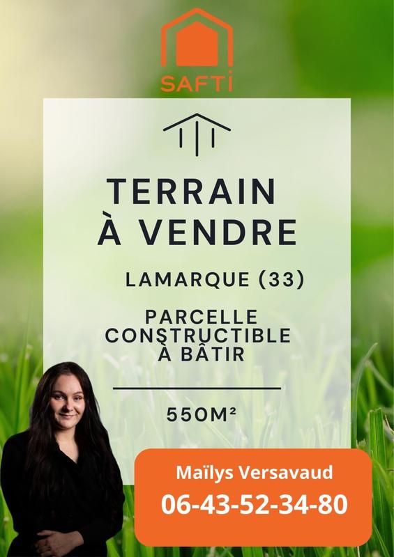 Terrain - 550 m²