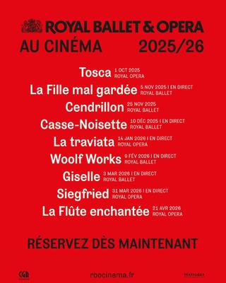 Royal Ballet and Opera au cinéma