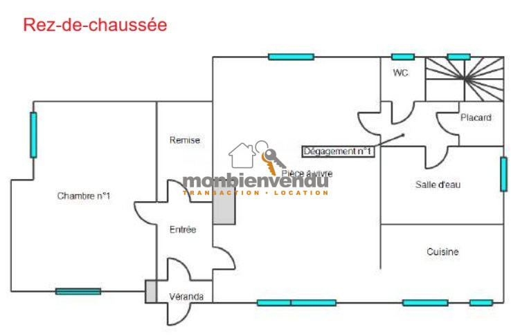 Maison - 72 m² - 4 pièces