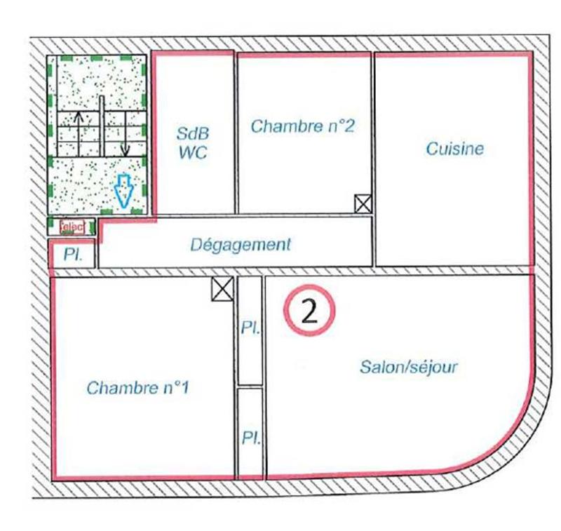 Appartement - 68 m² - 4 pièces