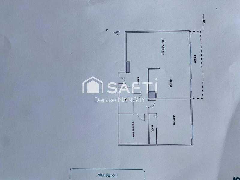 Appartement - 44 m² - 2 pièces