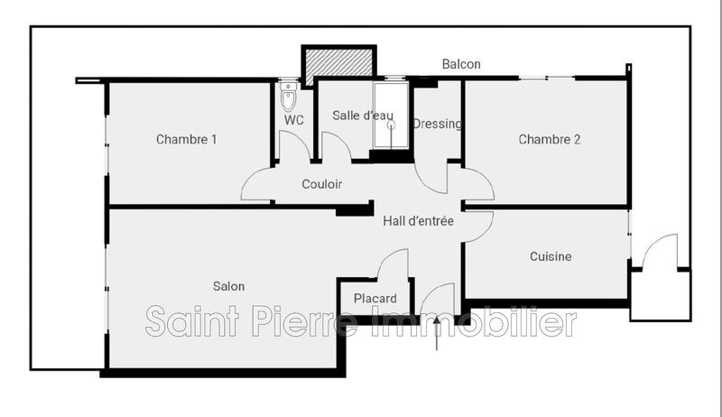 Appartement - 75 m² - 3 pièces