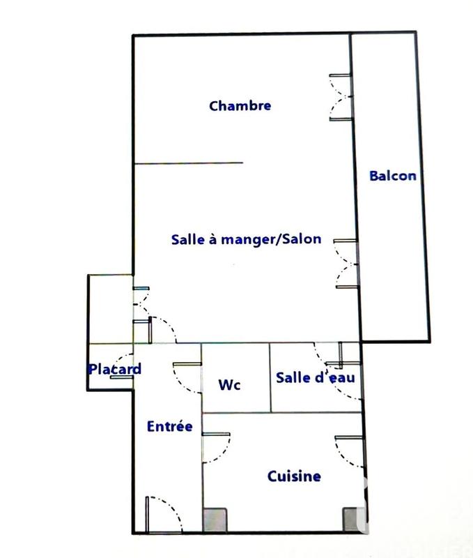 Appartement - 40 m² - 2 pièces