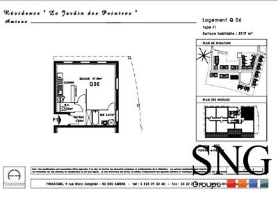 Appartement - 36 m² - 1 pièce
