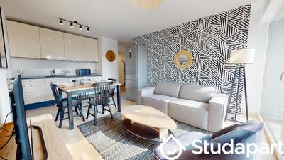 Chambre - 9 m² - 1 pièce