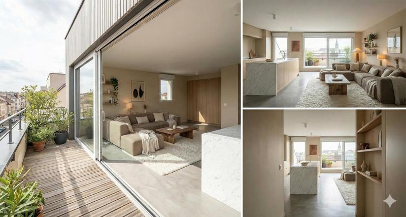 Appartement - 95 m² - 4 pièces