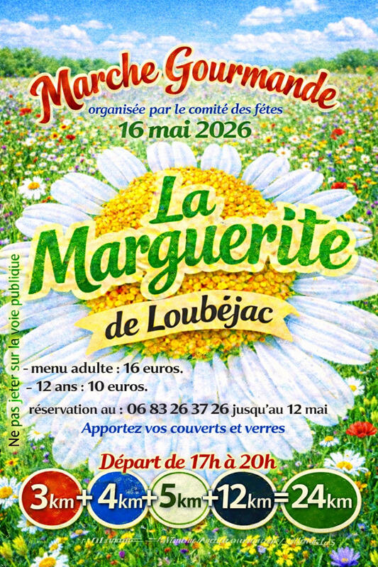 Marche gourmande: la Marguerite de Loubéjac