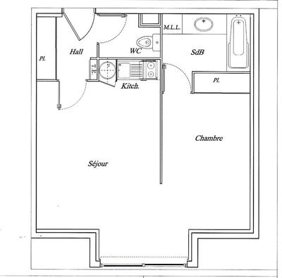 Appartement - 41 m² - 2 pièces