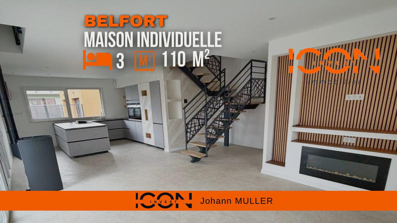 Maison - 110 m² - 4 pièces