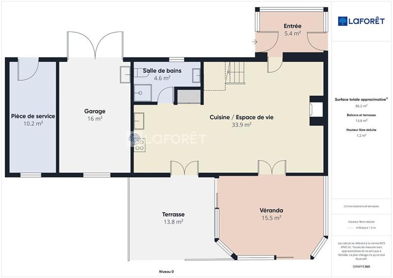 Maison - 120 m² - 4 pièces