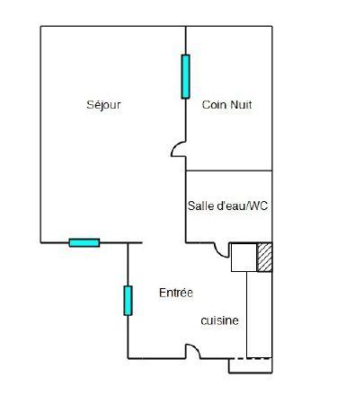 Appartement - 31 m² - 2 pièces