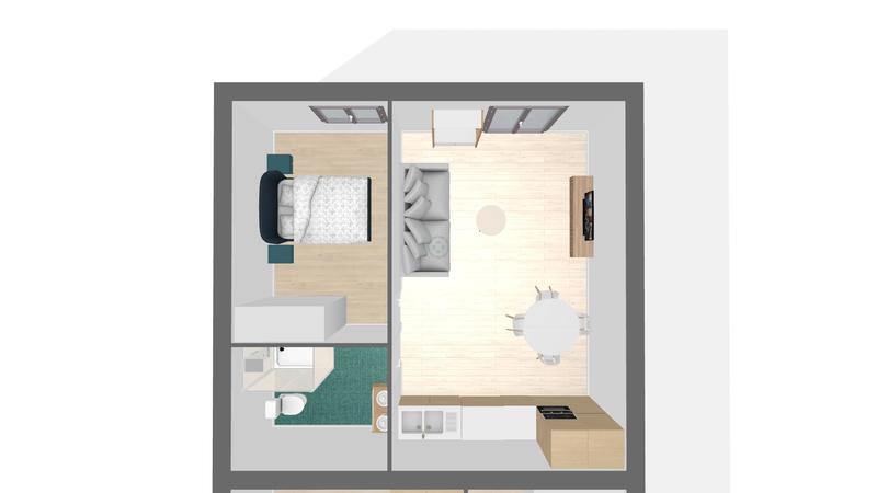 Maison - 40 m² - 2 pièces