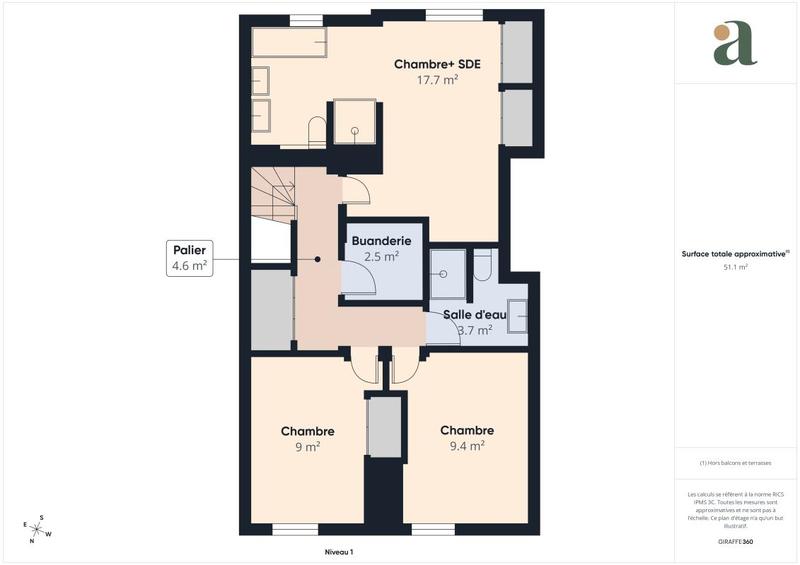 Maison ancienne - 100 m² - 4 pièces