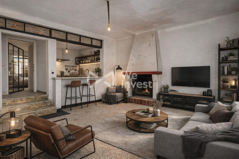 Maison ancienne - 95 m² - 6 pièces