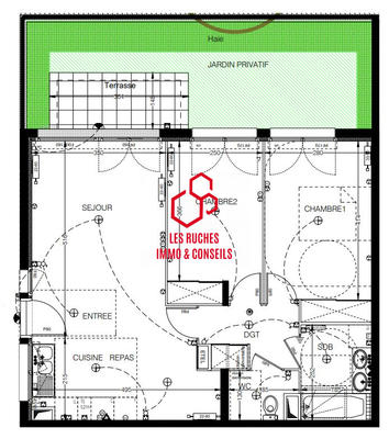 Appartement - 63 m² - 3 pièces