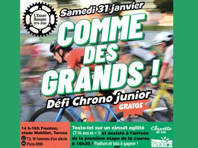 Comme des grands ! Défi chrono junior spécial essor basque
