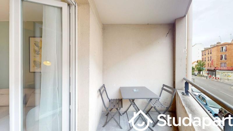 Chambre - 9 m² - 1 pièce