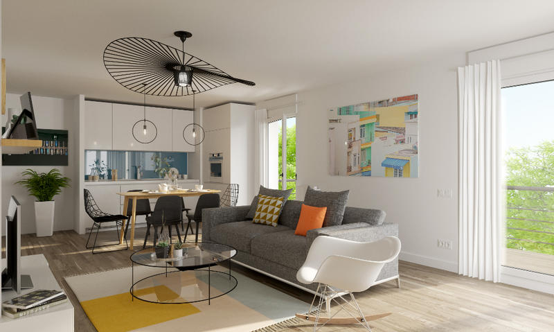 Appartement - 60 m² - 3 pièces