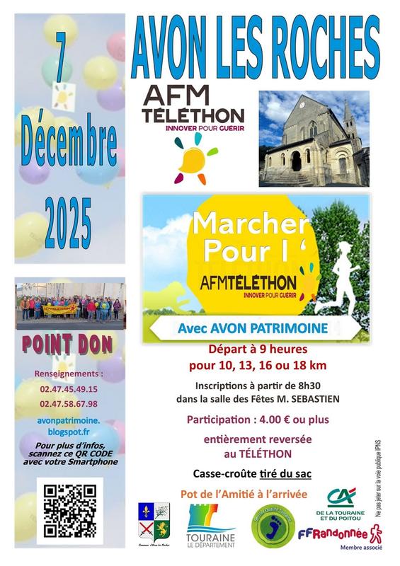 Marcher pour l'Afm-Téléthon