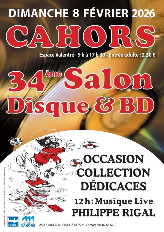 34éme Salon Disques &amp; Bd