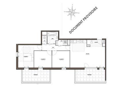 Appartement - 79 m² - 4 pièces