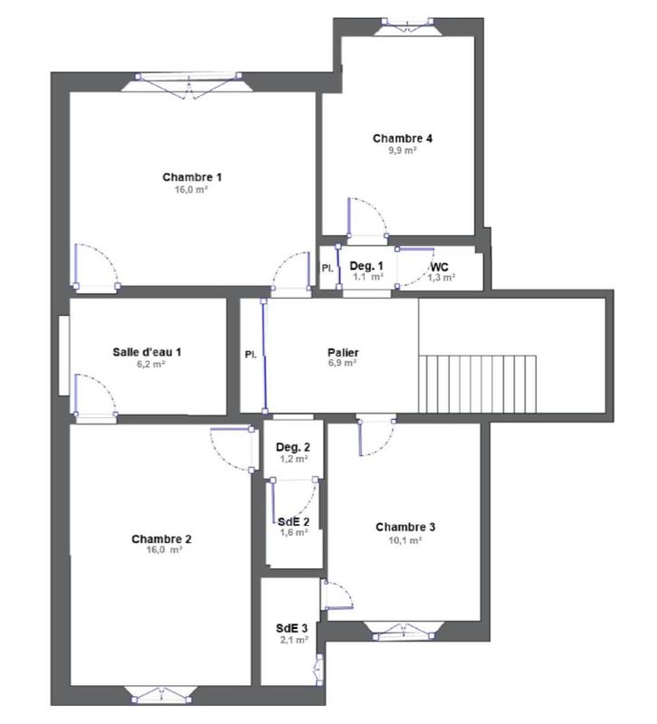 Maison - 250 m² - 8 pièces