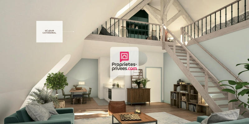 Appartement - 60 m² - 1 pièce