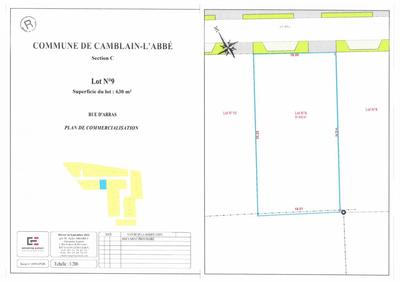 Terrain constructible - 632 m²