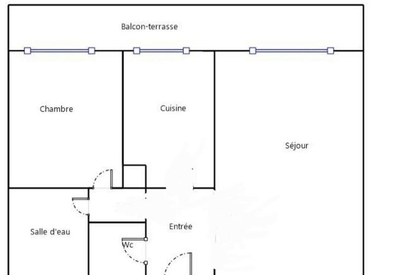 Appartement - 46 m² - 2 pièces