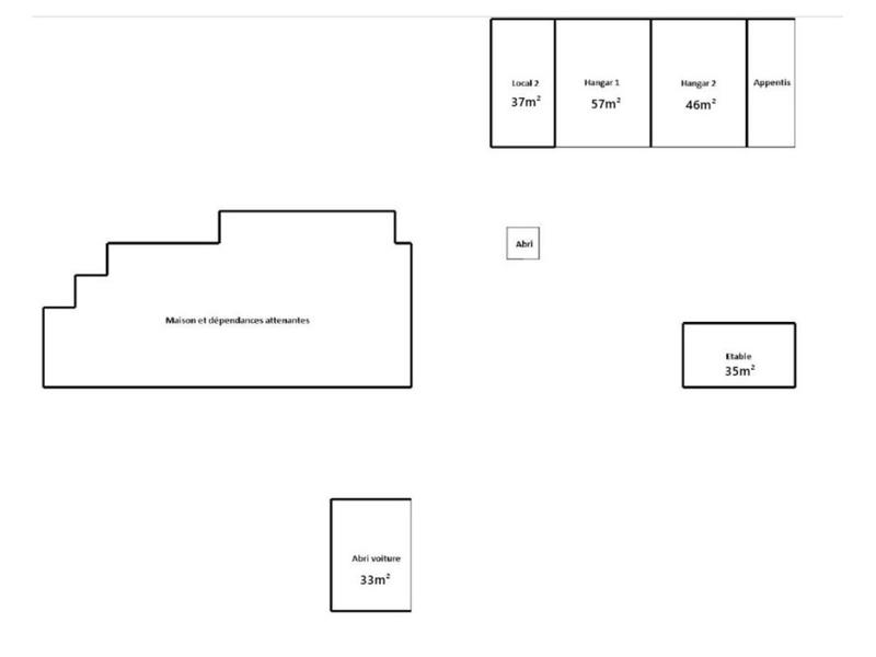 Corps de ferme - 67 m² - 2 pièces