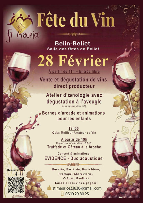 Fête du vin Belin Beliet