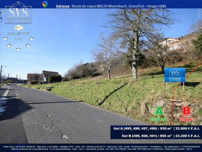 Terrain - 930 m²