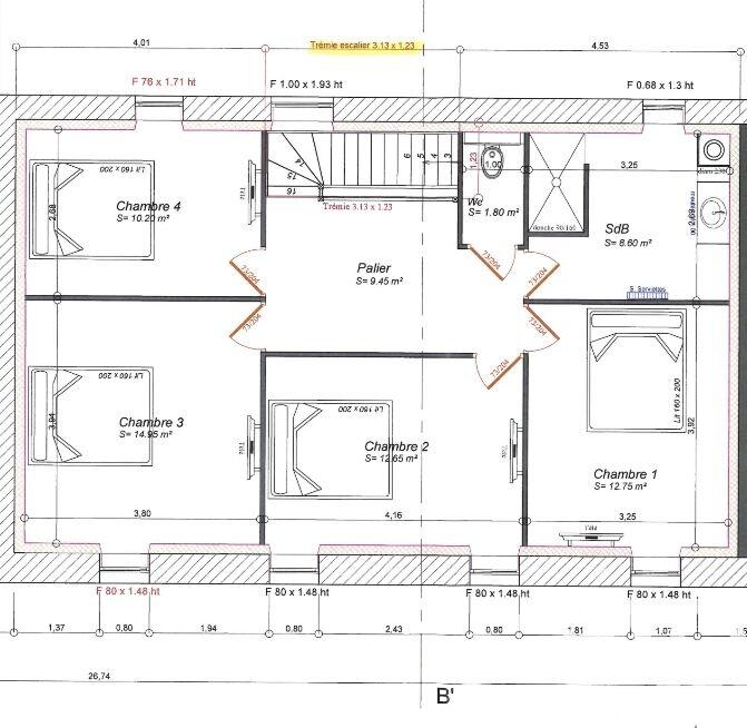 Maison - 145 m² - 6 pièces