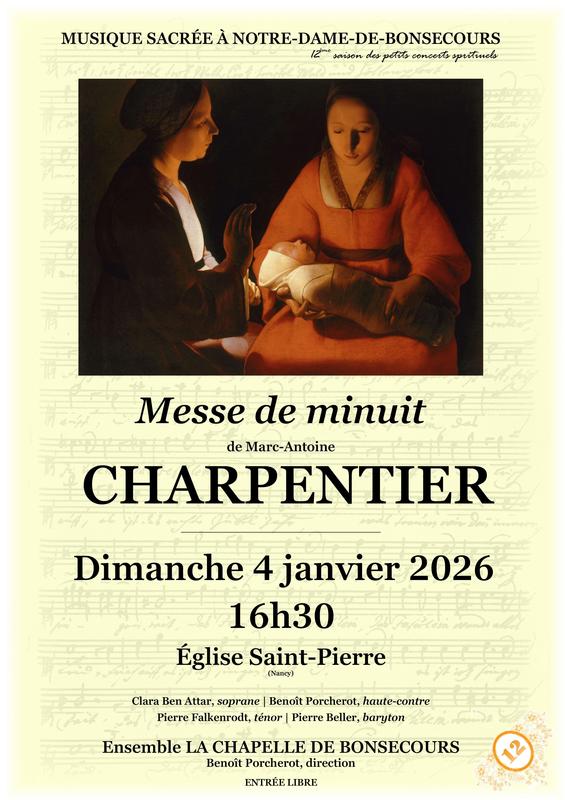 Concert - Messe de minuit de Marc-Antoine Charpentier