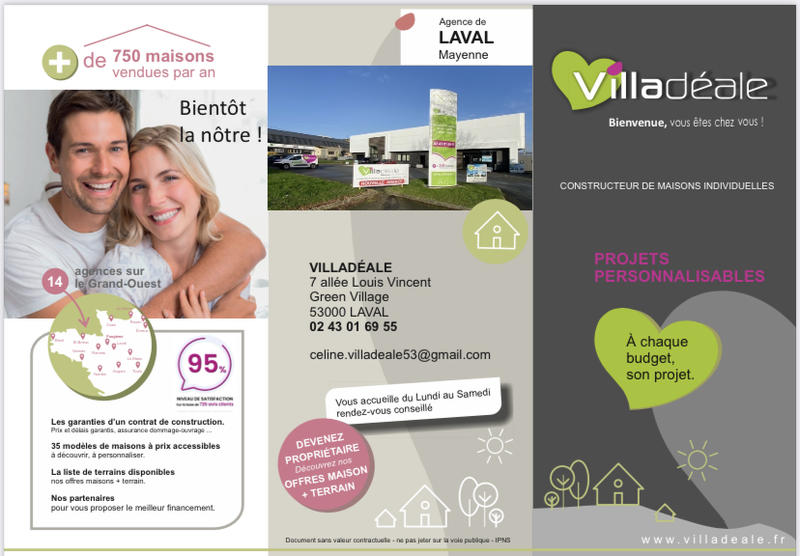 Maison - 90 m² - 5 pièces