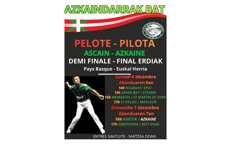 Demis finales de pelote à main nue