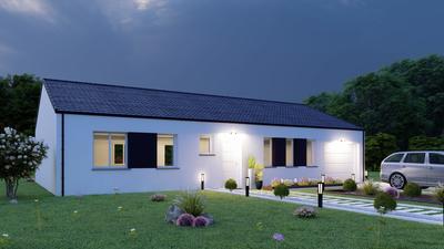 Maison - 92 m² - 6 pièces