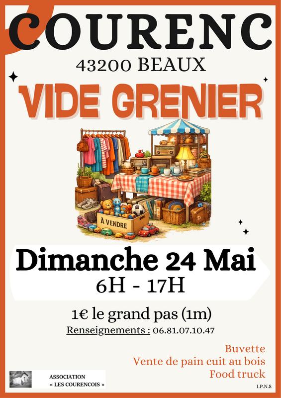 Vide grenier de courenc