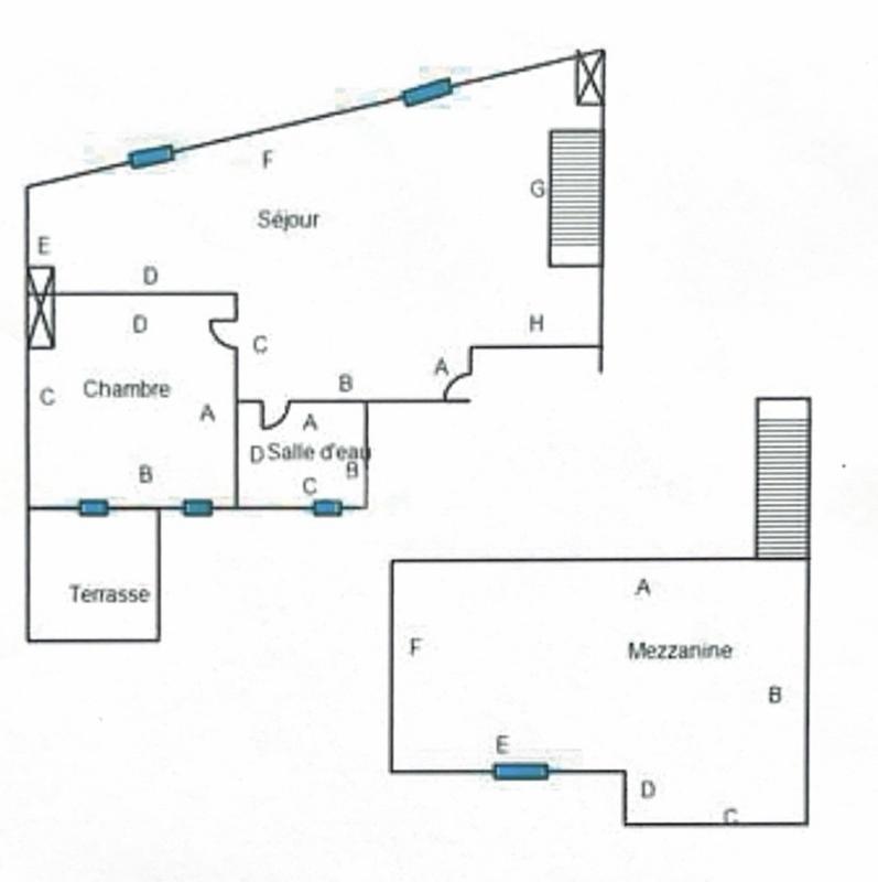 Appartement - 45 m² - 2 pièces