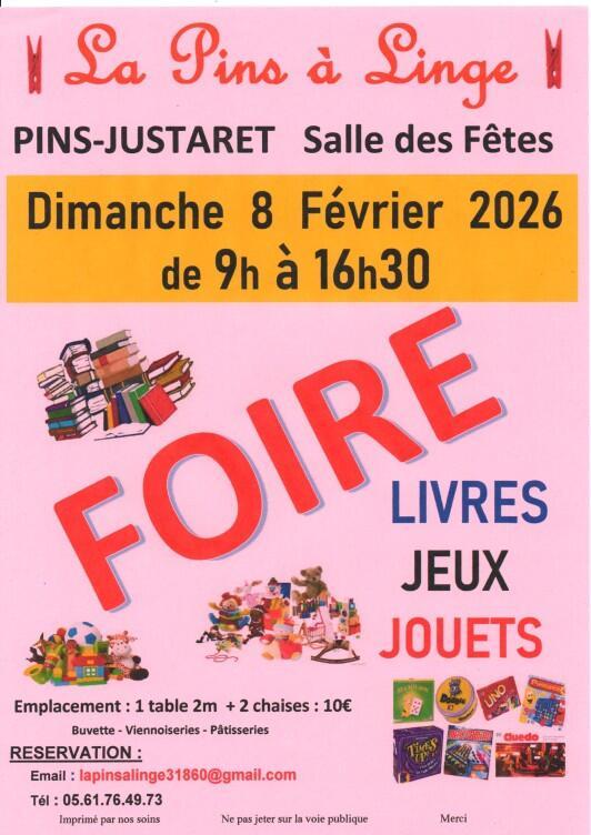 Foire aux livres, jeux et jouets