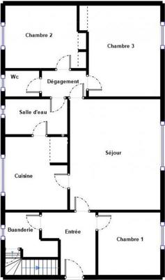 Maison - 75 m² - 4 pièces