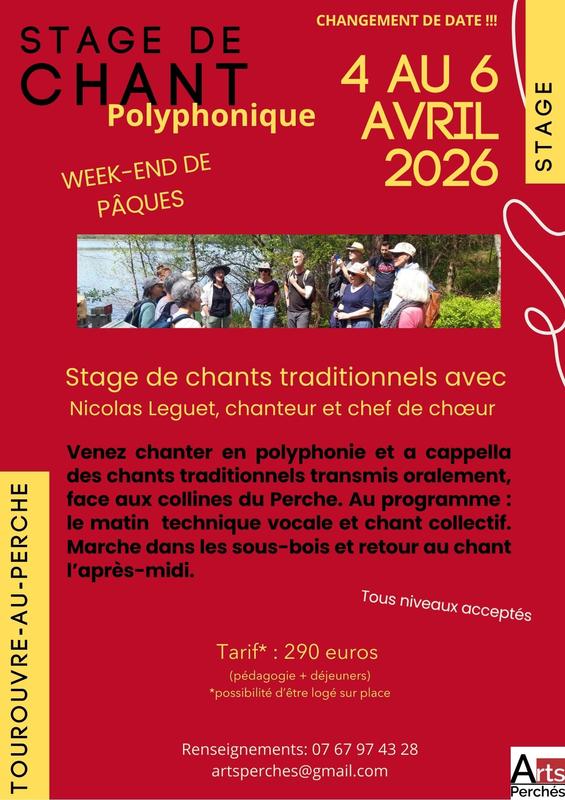 Stage de chant polyphonique avec Nicolas Leguet
